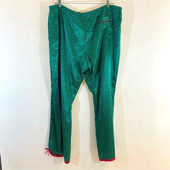Old Navy Green/Red Polka Dot Pajama Pants - Picture 2 of 8